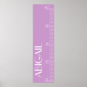 Personalisierte Wachstumstabelle - elegante Punkte Poster (Vorne)