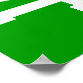 Personalisierte Wachstumstabelle - Feld Poster (Ecke)