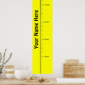 Personalisierte Wachstumstabelle Poster (Küche)