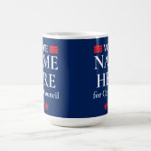 Personalisierte Wahlkampagne Kaffeetasse (Mittel)