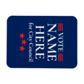 Personalisierte Wahlkampagne Magnet (Horizontal)