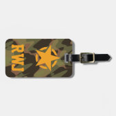 Personalisierte Waldkamouflage einheitlich Gepäckanhänger (Vorderseite horizontal)