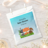 Personalisierte Waldkreaturen Baby-Duschtasche Geschenktütchen (Ausgeschnitten)