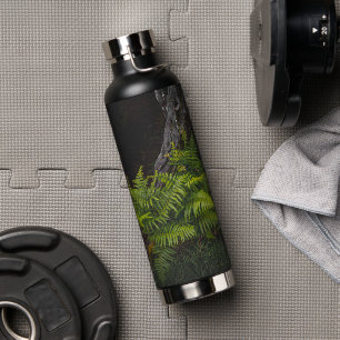 Personalisierte Waldszene mit individuellem Namen Trinkflasche