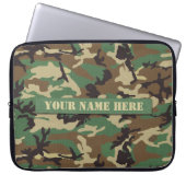Personalisierte Waldtarnungs-Laptop-Hülse Laptopschutzhülle (Vorderseite)