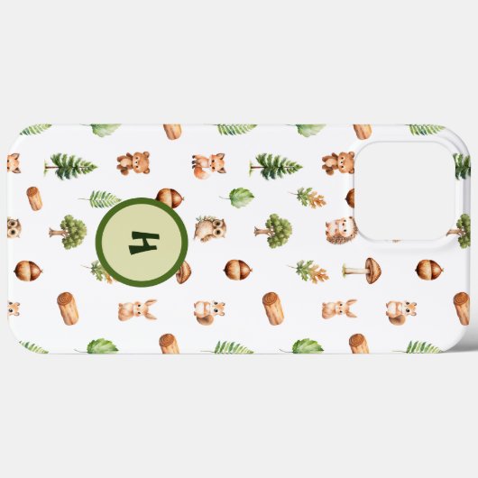 Personalisierte Waldtiere Case-Mate iPhone Hülle (Rückseite (Horizontal))