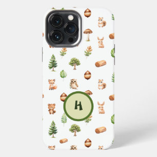 Personalisierte Waldtiere iPhone 13 Pro Max Hülle