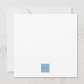 Personalisierte Waldtiere Neue Kinderkarte Save The Date (Rückseite)