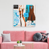 Personalisierte Wall Art: Geschenk der Liebe Leinwanddruck (Insitu (Wohnzimmer))