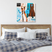 Personalisierte Wall Art: Geschenk der Liebe Leinwanddruck (Insitu (Schlafzimmer))