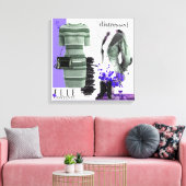 Personalisierte Wall Art: Geschenk der Liebe Leinwanddruck (Insitu (Wohnzimmer))