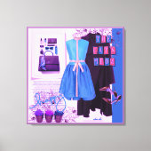 Personalisierte Wall Art: Geschenk der Liebe Leinwanddruck (Vorderseite)