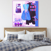 Personalisierte Wall Art: Geschenk der Liebe Leinwanddruck (Insitu (Schlafzimmer))