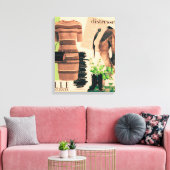 Personalisierte Wall Art: Geschenk der Liebe Leinwanddruck (Insitu (Wohnzimmer))