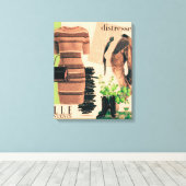 Personalisierte Wall Art: Geschenk der Liebe Leinwanddruck (Insitu (Holzboden))