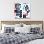Personalisierte Wall Art: Geschenk der Liebe Leinwanddruck (Insitu (Schlafzimmer))
