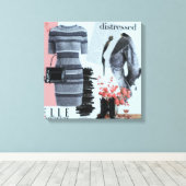 Personalisierte Wall Art: Geschenk der Liebe Leinwanddruck (Insitu (Holzboden))