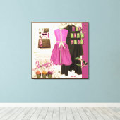 Personalisierte Wall Art: Geschenk der Liebe Leinwanddruck (Insitu (Holzboden))