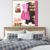 Personalisierte Wall Art: Geschenk der Liebe Leinwanddruck (Insitu (Schlafzimmer))