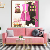 Personalisierte Wall Art: Geschenk der Liebe Leinwanddruck (Insitu (Wohnzimmer))