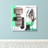 Personalisierte Wall Art: Geschenk der Liebe Leinwanddruck (Insitu (Holzboden))