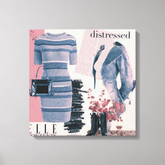 Personalisierte Wall Art: Geschenk der Liebe Leinwanddruck (Vorderseite)