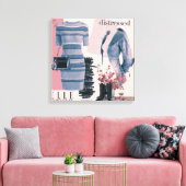 Personalisierte Wall Art: Geschenk der Liebe Leinwanddruck (Insitu (Wohnzimmer))