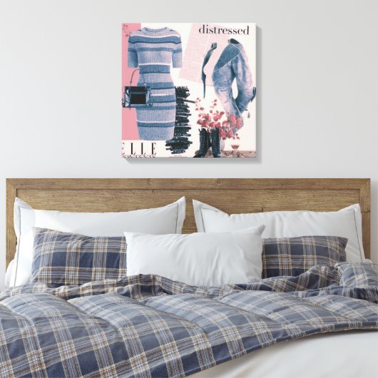 Personalisierte Wall Art: Geschenk der Liebe Leinwanddruck (Insitu (Schlafzimmer))