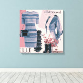 Personalisierte Wall Art: Geschenk der Liebe Leinwanddruck (Insitu (Holzboden))