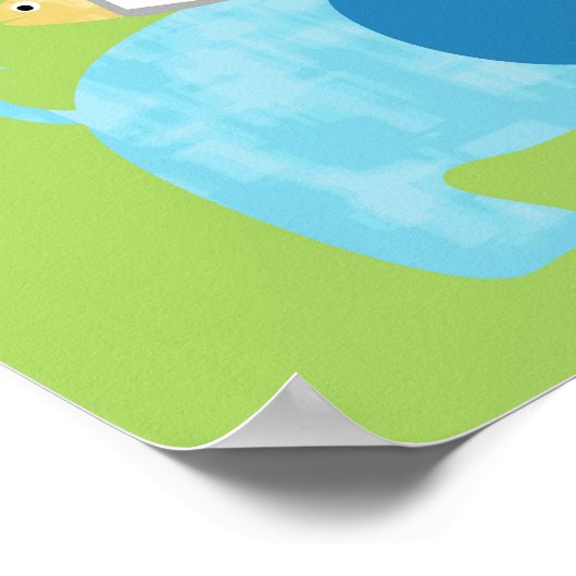 Personalisierte Wall Art Poster (Ecke)