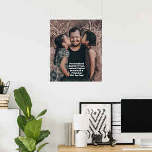 Personalisierte Wall Art Print Geschenk für Vater Poster
