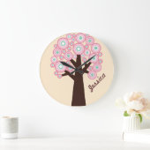 Personalisierte Wall-Uhr - Baum-Design Große Wanduhr (Zuhause)
