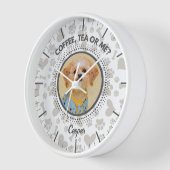 Personalisierte Wall-Uhr, einmaliges Geschenk für  Uhr (Winkel)