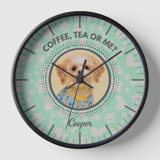 Personalisierte Wall-Uhr, einmaliges Geschenk für Uhr (Vorderseite)