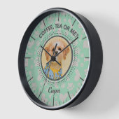 Personalisierte Wall-Uhr, einmaliges Geschenk für Uhr (Winkel)