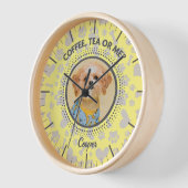 Personalisierte Wall-Uhr, einmaliges Geschenk für Uhr (Winkel)