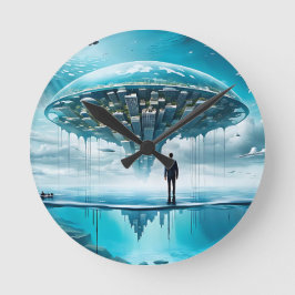 Personalisierte Wall-Uhr Runde Wanduhr