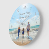 Personalisierte Wall-Uhr und benutzerdefinierter F Große Wanduhr (Winkel)