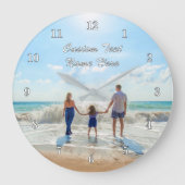 Personalisierte Wall-Uhr und benutzerdefinierter F Große Wanduhr (Vorderseite)