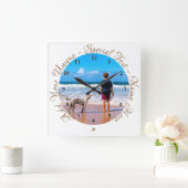 Personalisierte Wall-Uhr und benutzerdefinierter F Quadratische Wanduhr (Zuhause)