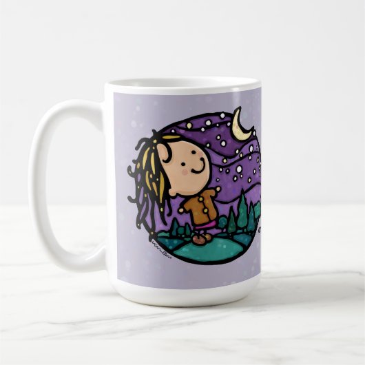 Personalisierte Wanderwandertour Kaffeetasse (Links)