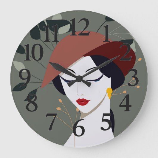 Personalisierte Wanduhr für Zuhause (Vorderseite)