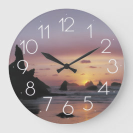 Personalisierte Wanduhr | Moderne Uhr für die Wohn