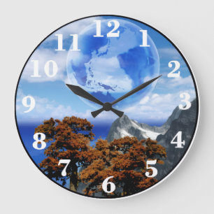 Personalisierte Wanduhr   Moderne Uhr für die Wohn