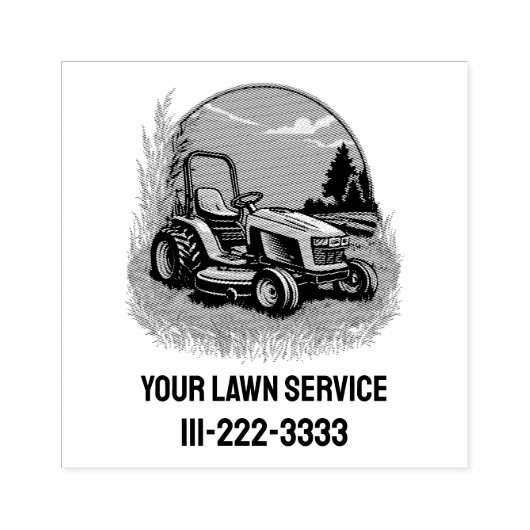 Personalisierte Wäscheservice Landscapingdienste Gummistempel (Prägung)