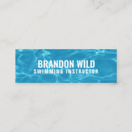 Personalisierte "Wasserarme" soziale Medien Mini Visitenkarte