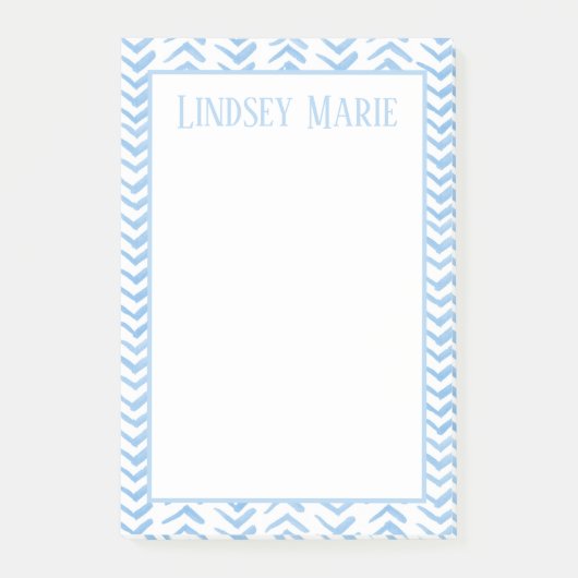 PERSONALISIERTE WASSERCOLOR-Hinweise Post-it Klebezettel (Vorderseite)