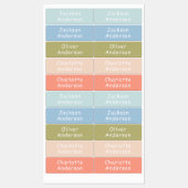 Personalisierte, wasserdichte Kinder Etiketten (Blatt)