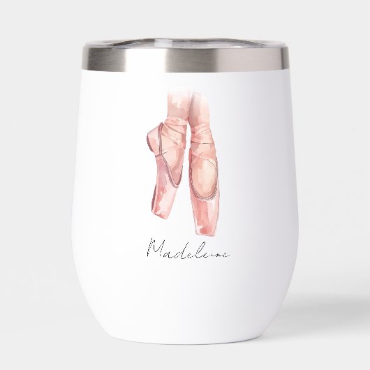 Personalisierte Wasserfarb-Ballettschuhe (Rückseite)