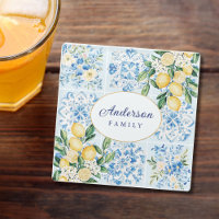 Personalisierte Wasserfarbe Blau